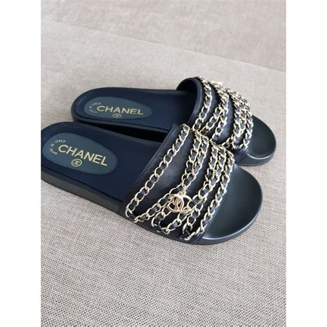 chanel slides chain|chanel slides cheap.